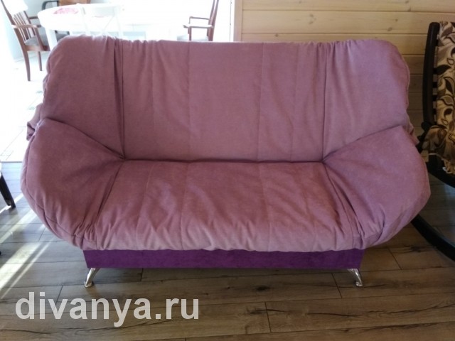 Мягкий диван клик-кляк Бриз Вельвет Люкс 1. Цена от 17500 рублей
